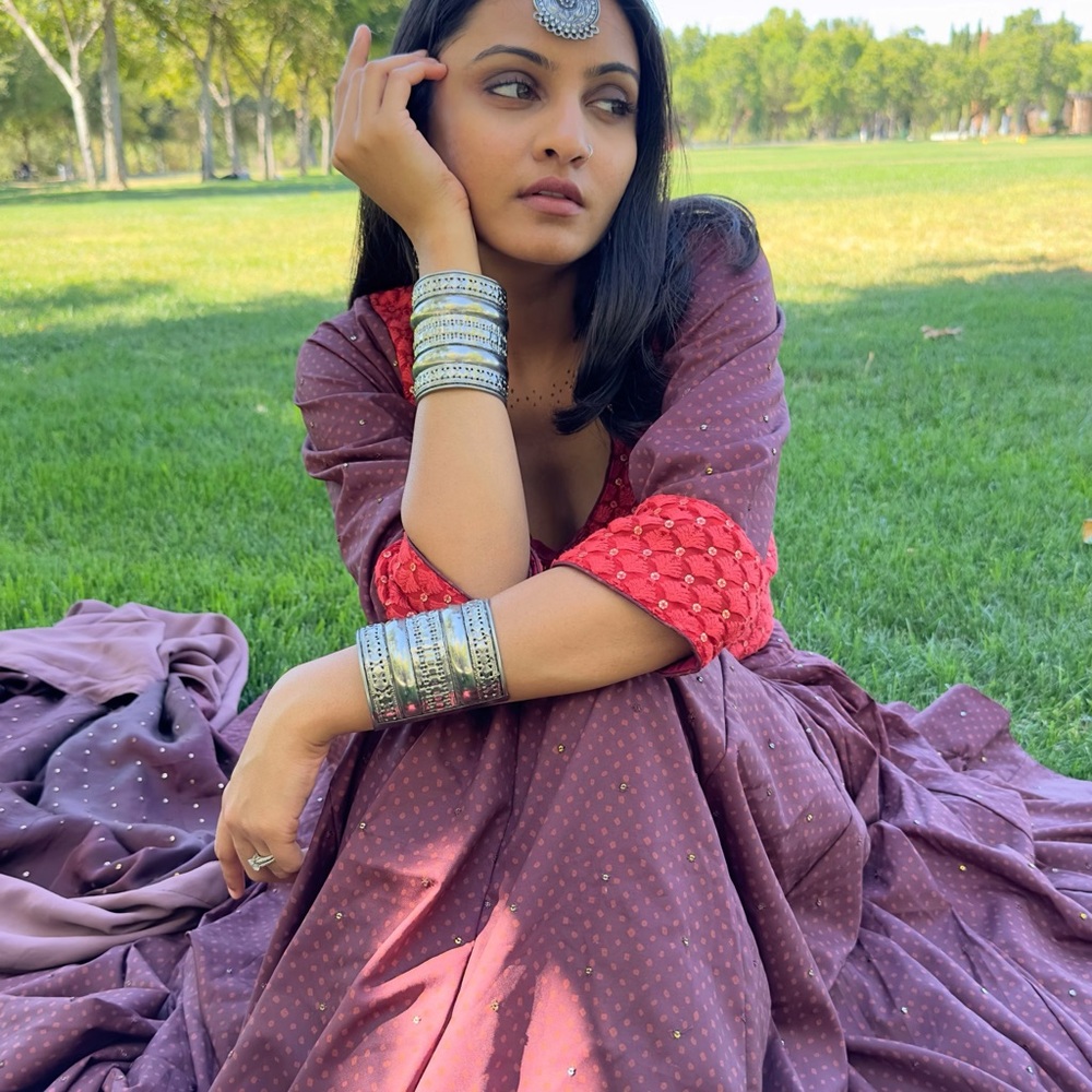 Rust Lehenga Set - Picture 5 of 9